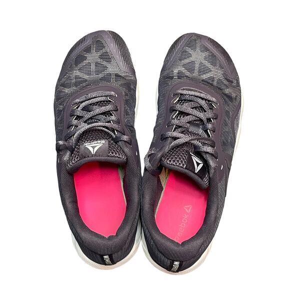 Reebok Women's‎ Workout 2.0 Cross-trainer Shoe Purple/White/Pink Size 11 - Picture 3 of 16